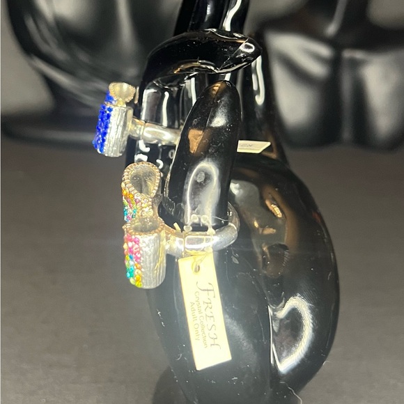 Elegant Blue and Multicolor Bow Hair Clips - Picture 6 of 8